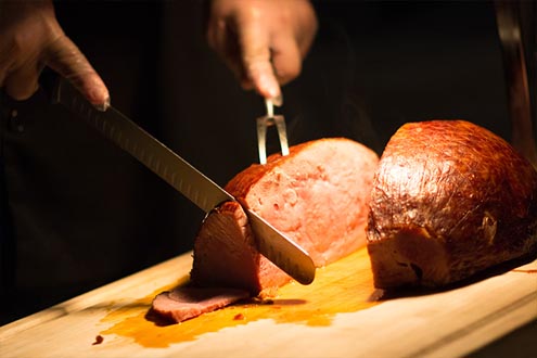 Meat carving station